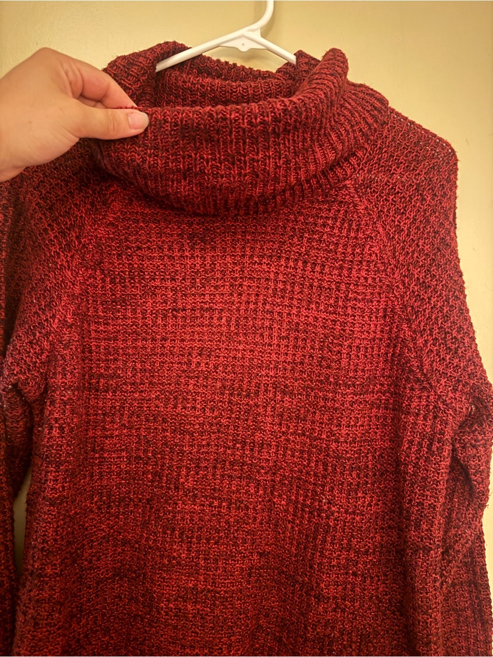 It's Our Time Burgundy Red Turtleneck Sweater